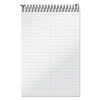 TOPS 99708 6 x 9 Sheets (100) Docket Gold Gregg Rule Steno Pads - Frosted White Cover/White Sheets