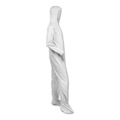 Cleaning & Janitorial Supplies | Ansell 44334 A40 Elastic-Cuff Ankle Hood and Boot Coveralls - X-Large, White (25/Carton) image number 1