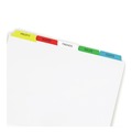 Dividers & Tabs | Avery 11423 Index Maker 11 in. x 8.5 in. 5-Tab Traditional Color Print and Apply Clear Label Dividers - Assorted (25/Box) image number 2