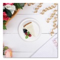 Bowls and Plates | SOLO MP6B-2054 Bare Eco-Forward 6 in. Diameter ProPlanet Seal Clay-Coated Paper Plate - White/Brown/Green (1000/Carton) image number 3