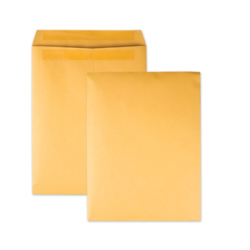 Envelopes & Mailers | Quality Park QUA43667 Redi-Seal 9.5 x 12.5 Cheese Blade Flap Catalog Envelope - Brown Kraft (100/Box) image number 0