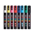 Arts & Crafts Supplies | uni-ball PC5M8C Water-Based Paint Markers - Medium Bullet Tip/Assorted Colors (8/Pack) image number 1