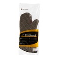 Food Service | San Jamar 800FG17 17 in. WebGuard Plus Fabric Bestguard Oven Mitt - Tan (1-Pair) image number 1