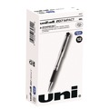 Pens | uni-ball 65801 207 Impact 1 mm Stick Gel Pen - Blue Ink/Silver/Black/Blue Barrel/Bold (1-Dozen) image number 0