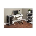 Office Filing Cabinets & Shelves | Advantus 34005 13 in. x 15.38 in. x 32.13 in. Portable Drawer Organizer - Smoke/Matte Gray image number 3