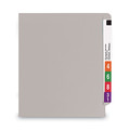 File Folders | Smead 25310 0.75 in. Expansion Shelf-Master Reinforced End Tab Colored Folders - Letter Size/Gray (100/Box) image number 1