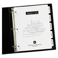 Binders | Avery 11511 11 in. x 8.5 in. 5-Tab 3-Hole Punched Customizable Print-On Dividers - White (5/Pack) image number 2