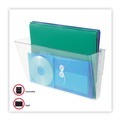 Desktop Organizers | Deflecto 74301 DocuPocket 16.25 in. x 4 in. Legal Size Stackable Wall File - Clear image number 2