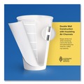 Cups and Lids | SOLO DWTG20W Thermoguard 20 oz Sustainable Forest Print Insulated Paper Hot Cups - White (600/Carton) image number 3