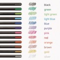 Back to School Sale | TOPS PEN12185 Assorted Point Sizes PENTONIC Stick Gel Pen - Assorted Ink Colors/Black Barrel (12/Pack) image number 3