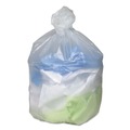 Just Launched | Ultra Plus 1507790 30 in. x 37 in. 10 Microns 30 Gallon High Density Can Liners - Natural (500/Carton) image number 1