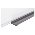 Project & Display Boards | MasterVision MA2707170 Value 72 in. x 48 in. Lacquered Steel Dry Erase Board - White Surface/Satin Aluminum Frame image number 4