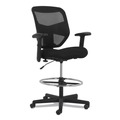 Office Chairs | HON HVL539.MM10 Prominent High-Back Task Stool Supports Up to 250 lbs. 21 in. to 28.1 in. Seat Height - Black image number 0