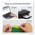Dividers & Tabs | Avery 11901 Big Tab 11 in. x 8.5 in. 8-Tab Insertable Plastic Dividers - Assorted (1-Set) image number 5