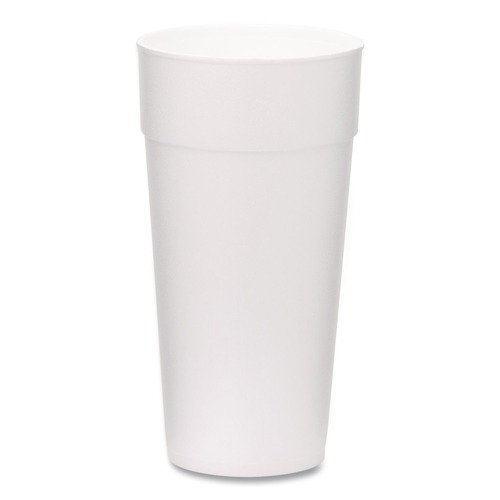 Cups and Lids | WinCup 221977 24 oz Foam Drink Cups - White (300/Carton) image number 0