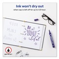 Permanent Markers | Avery 08884 Broad Chisel Tip Large Desk-Style MARKS A LOT Permanent Marker - Purple (1-Dozen) image number 5