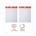 Notebooks & Pads | Universal UNV45602 27 in. x 34 in. Renewable Resource Sugarcane Based Easel Pads - Ruled, White (50 Sheets/Pad, 2 Pads/Carton) image number 3