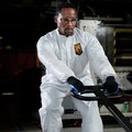 Safety & First Aid | Ansell KCC44312 A40 Coveralls with Zipper Front and Elastic Wrists and Ankles - Medium/White (25/Carton) image number 4