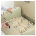 File Folders | Smead 10395 0.75 in. Expansion 1/3-Cut SuperTab Reinforced Guide Height Top Tab Folders - Letter Size/Manila (100/Box) image number 7