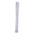 Cutlery | Boardwalk BWKKNIHWPPWIW Heavyweight Wrapped Polypropylene Knife - White (1000/Carton) image number 1