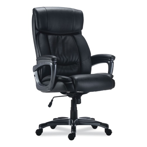 Office Chairs | Alera ALEEG44B19 Egino Big and Tall Chair Supports Up to 400 lbs. - Black Seat/Back, Black Base image number 0
