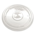Cups and Lids | Fabri-Kal LKC1220FX X-Slot Greenware Cold Drink Lids Fits 12 oz. to 20 oz. Cup (1000/Carton) image number 0