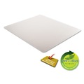 Office Chair Mats | Alera CM1J442FALEPL 46 x 60 Occasional Use Studded Chair Mat for Flat Pile Carpet - Clear image number 4
