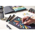 Washable Markers | Sharpie 2196907 Fine Brush Tip Creative Markers - Assorted Colors (12/Pack) image number 3