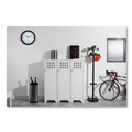 Wall Racks & Hooks | Alba PMSTAN3N 15w x 15d x 69.3h Stan3 8-Knob Steel Coat Rack - Black image number 6