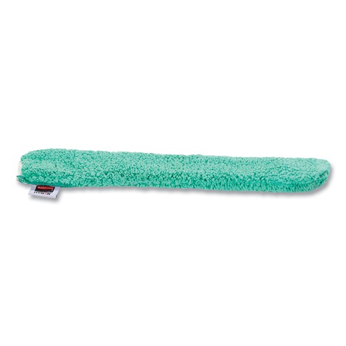 Cleaning Brushes | Rubbermaid Commercial HYGEN FGQ85100GR00 22.7 in. x 3.25 in. HYGEN Quick-Connect Microfiber Dusting Wand Sleeve image number 0