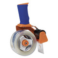 Tape Dispensers | Duck Bladesafe 1078566 Bladesafe 3 in. Core Antimicrobial Tape Gun with One Roll of Tape For Rolls Up to 2 in. x 60 yards - Orange (1/Pack) image number 1