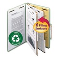 File Folders | Smead 19022 2 in. Expansion Recycled Pressboard Classification Folders - Gray-Green/Legal Size (10/Box) image number 0