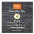 Bowls and Plates | World Centric BO-SC-U24-LFP 7.4 in. x 7.4 in. x 2.3 in. 24 oz. Paper Fiber Bowls - Natural (500/Carton) image number 2