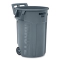 Trash & Waste Bins | Rubbermaid Commercial 2131929 BRUTE 44 gal Plastic Vented Wheeled Container - Gray image number 0