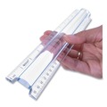 Office & Office Supplies | Westcott 15571 12 in. Standard/Metric Plastic Magnifying Ruler - Clear image number 2