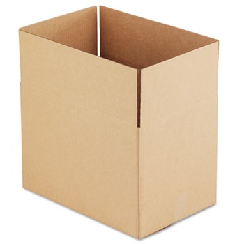 MAILING BOXES AND TUBES | Universal UFS181212 12 in. x 18 in. x 12 in. RSC Fixed-Depth Corrugated Shipping Boxes - Brown Kraft (25/Bundle)