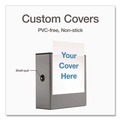 Binders | Cardinal 10351 11 in. x 8.5 in. ClearVue 3-Ring 5 in. Capacity Easy Open Slant-D Ring Binder - Black image number 6