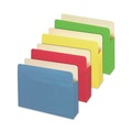File Folders | Universal UNV13562 Redrope 3.5 in. Expansion Letter Size Expanding File Pockets - Assorted Colors (5/Pack) image number 1