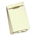 File Folders | Smead 35650 Stackable 1/5-Cut Bottom Tab Folder Dividers with 1 Fastener - Legal Size/Manila (50/Pack) image number 1