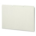 File Folders | Smead 52334 1/3-Cut Tab 8.5 in. x 14 in. Recycled Blank Top Tab File Guides - Green (50/Box) image number 0