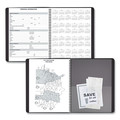 Notebooks & Pads | AT-A-GLANCE 7021405 11 in. x 8.5 in. 12-Month (Jan to Dec): 2026 24-Hour Daily Appointment Book - Black Cover image number 3