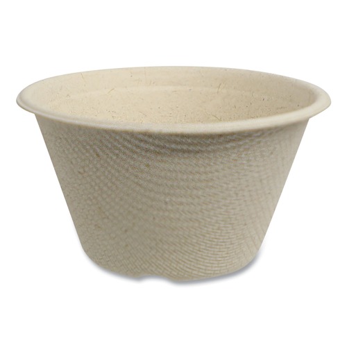 Cups and Lids | World Centric CU-SC-2N-LFP 2.42 in. x 1.36 in. 2 oz. Paper Fiber Cups - Natural (2000/Carton) image number 0