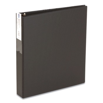 BINDERS | Avery 04401 1.5 in. Capacity 11 x 8.5 Economy Non-View Binder with 3 Round Rings - Black