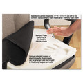 Office Chairs | Master Caster 91061 The ComfortMakers 17 in. x 2.75 in. x 17.5 in. Memory Foam Deluxe Seat/Back Cushion - Black image number 1