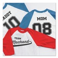 Just Launched | Avery 03275 8.5 in. x 11 in. Fabric Transfers - White (12/Pack) image number 1