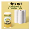 Paper Towels and Napkins | Bounty 80811697 Essentials Select-A-Size Kitchen Roll Paper Towels, 2-Ply, 5.9 x 11, White, 162 Sheets/Triple Roll, 12 Rolls/Carton image number 6
