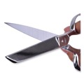 Arts & Crafts Supplies | ACME 10257 8 in. Long 3.88 in. Cut Length Hot Forged Carbon Steel Shears - Straight Nickel Handle image number 2
