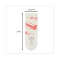  | Command 17024CABPK-NA 3/4 in. x 2-1/8 in. Poster Strips - White (4/Pack, 100 Packs/Carton) image number 1