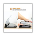 Staple Punches | PaperPro 2240 40-Sheet EZ Squeeze 3-Hole Punch - Black/Silver image number 3