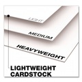 Report Covers & Pocket Folders | Springhill 016000 67 lbs. Bristol Weight 8.5 in. x 11 in. Digital Vellum Bristol White Cover - Vellum White (250/Pack) image number 1